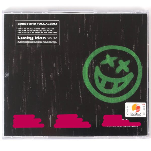IMG_1425 Bobby - Lucky Man Promo Album CD Jewel Case Ikon K-Pop 2021