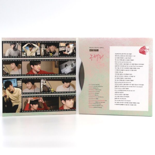 Eric Nam - Melt My Heart Signed Autographed Single Album CD Promo 2014