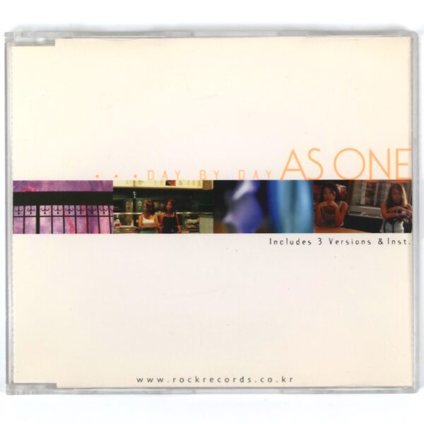 As One - Day By Day Single CD Album 90s K-Pop 2000