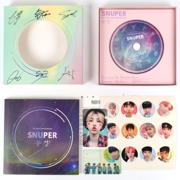 Snuper - The Star Of Stars Signed Autographed Promo CD Mini Album K-Pop 2017