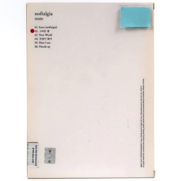 IMG_8741 Victon - Nostalgia Nostos Ver. Signed Autographed CD Album K-pop 2019