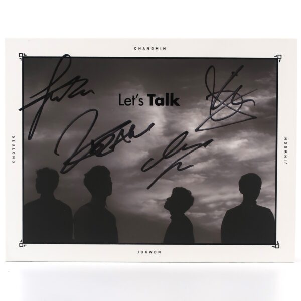 2AM - Let's Talk Signed Autographed CD Album Promo K-Pop 2014