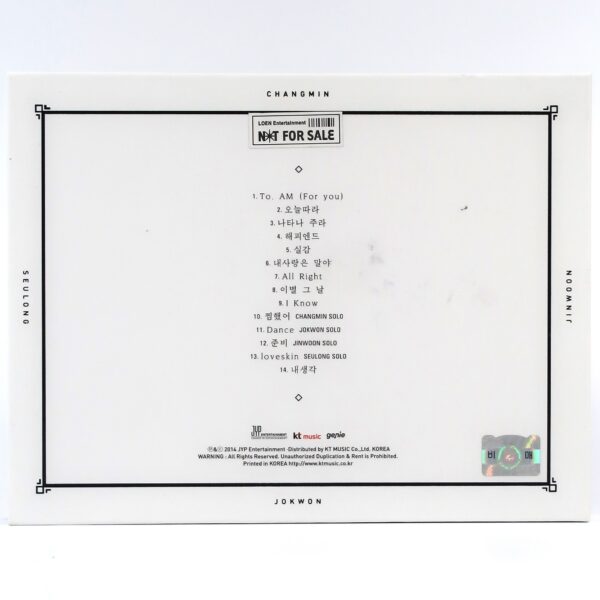 2AM - Let's Talk Signed Autographed CD Album Promo K-Pop 2014