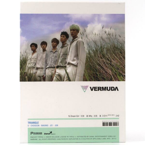 Vermuda - Triangle Signed Autographed CD Album K-Pop 2017
