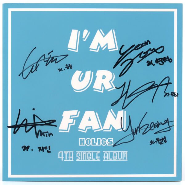 Holics - I'm Ur Fan Signed Autographed Single Album CD K-Pop 2019