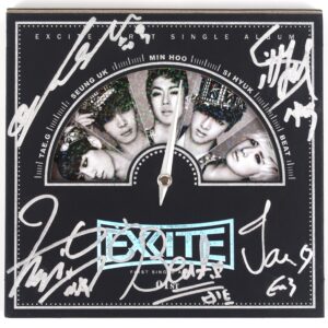 Excite - Try Again Signed Autographed CD First Single Album Promo 2012 K-Pop