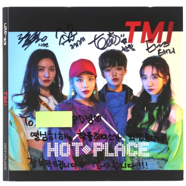 Hot Place - TMI Signed + Message CD Single Album Promo K-Pop 2019 Badkiz