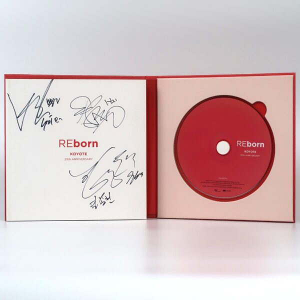 Koyote - Reborn Signed Autographed CD Album Promo K-Pop 2019 20th Anniversary