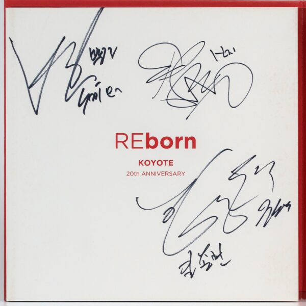 Koyote - Reborn Signed Autographed CD Album Promo K-Pop 2019 20th Anniversary