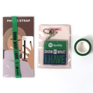 IMG_9656 Ive x Spotify Goods Set Phone Strap Key Ring Tape K-Pop