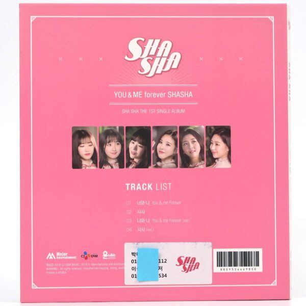Sha Sha - You & Me Forever Signed Autographed CD Album Promo K-Pop 2018