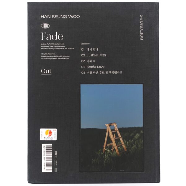 Han Seung Woo - Fade Signed Autographed CD Mini Album Promo 2021 Victon Seungwoo