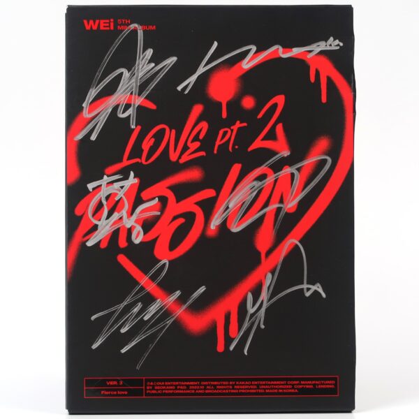 Wei - Love pt. 2: Passion Signed Autographed CD Album Promo K-Pop 2022