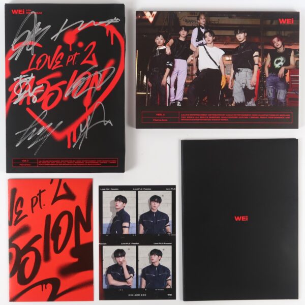 Wei - Love pt. 2: Passion Signed Autographed CD Album Promo K-Pop 2022