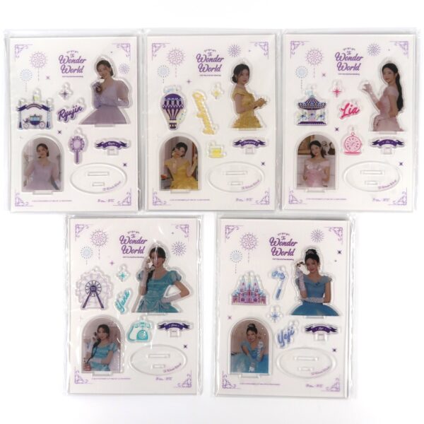 IMG_9914 Itzy 2nd Fan Meeting To Wonder World Acrylic Kit All Members 5 Sets K-Pop 2023