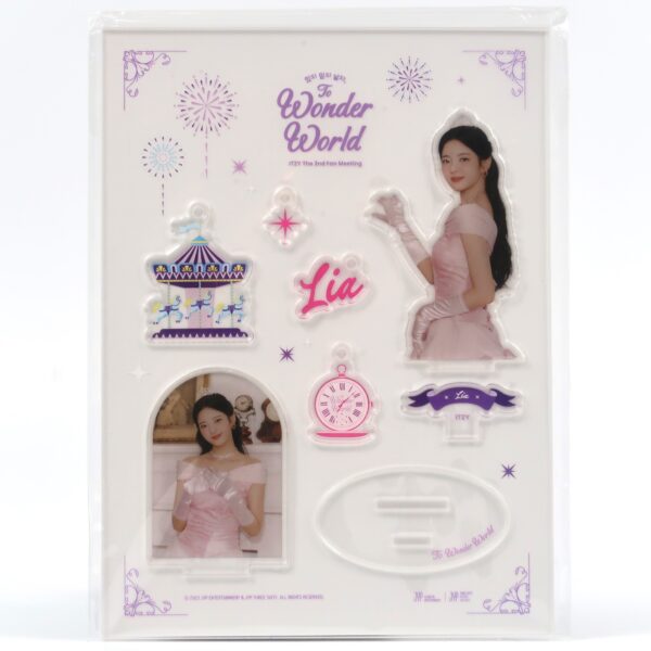 IMG_9920 Itzy 2nd Fan Meeting To Wonder World Acrylic Kit All Members 5 Sets K-Pop 2023