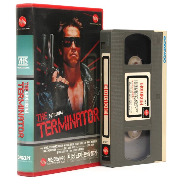 The Terminator (1984) Korean Rental VHS [NTSC] Korea Arnold Schwarzenegger