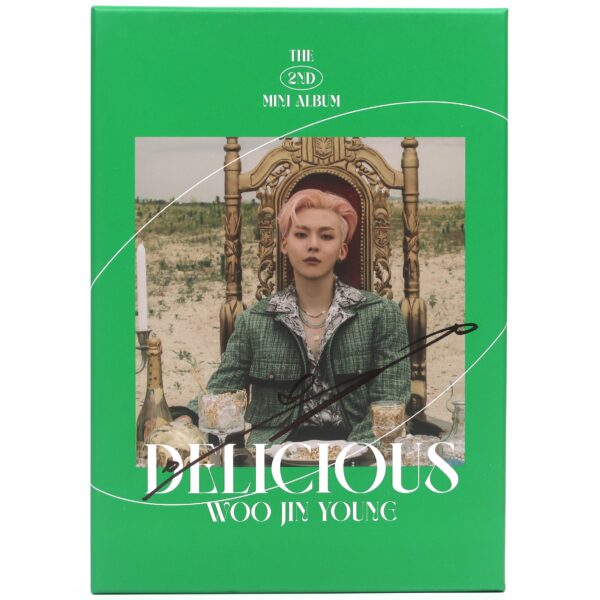 Woo Jin Young - Delicious Signed Album Promo CD 2022 K-Pop