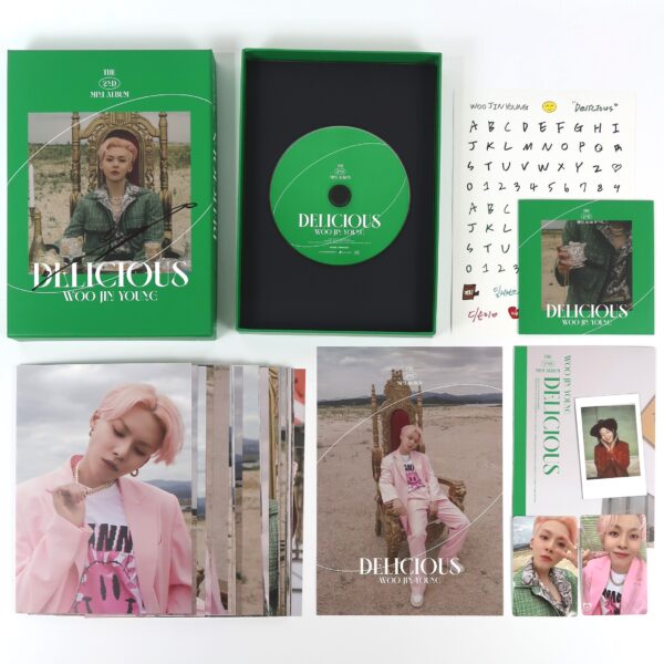 Woo Jin Young - Delicious Signed Album Promo CD 2022 K-Pop