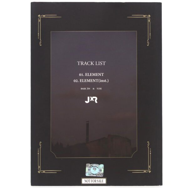 JxR - Element Signed Single Album Promo CD 2022 Baekjin x Yuri K-Pop Rare