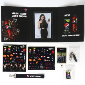 IMG_2328 IZ*ONE Pepsi Zero Sugar Photo Holder Set Goods Wonyoung Ver. Complete