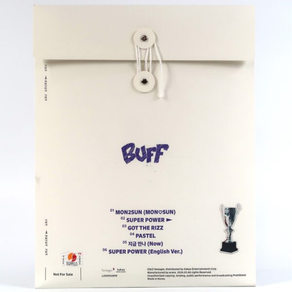 IMG_2627 Lun8 - Buff Autographed CD 2nd Mini Album Promo 2024