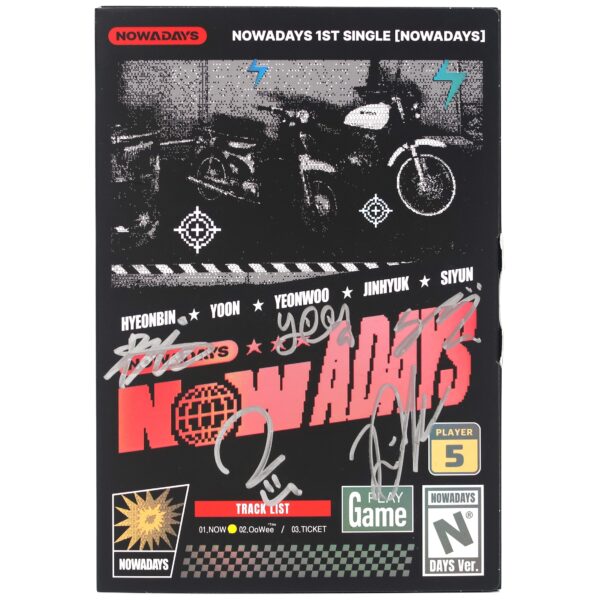 Nowadays - Nowadays Signed Autographed CD Single Album Promo 2024 K-Pop