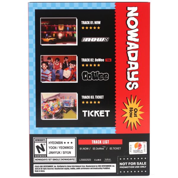 Nowadays - Nowadays Now Ver. Signed Autographed CD Single Album Promo 2024 K-Pop