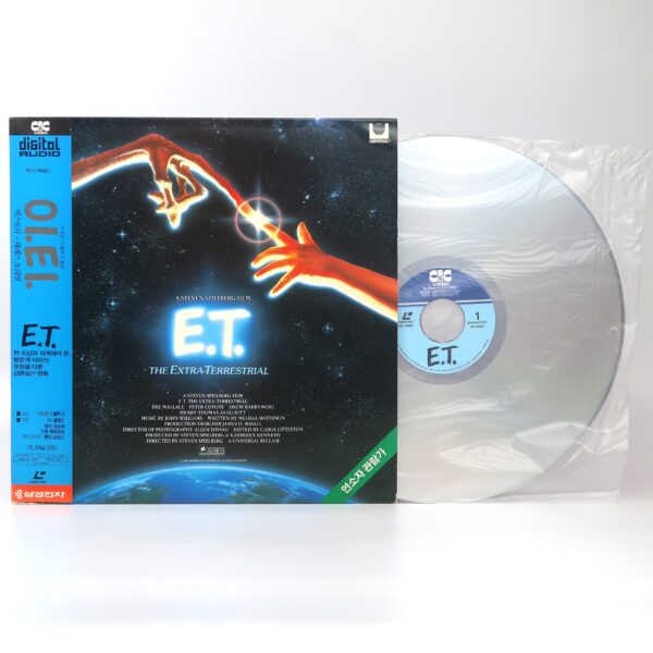 E.T. The Extra-Terrestrial (1982) Korean Laserdisc LD Korea OBI