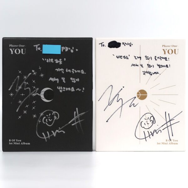 IMG_3400 B.O.Y - Phase One: You Signed CD Album Set Both Versions Promo B Of You K-Pop
