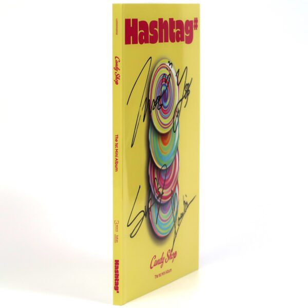 Candy Shop - Hashtag Signed Autographed CD Mini Album Promo 2024 K-Pop