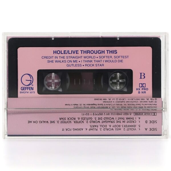 Hole - Live Through This Korean Cassette Tape Album Korea