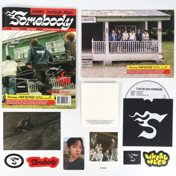 Aimers - Somebody [Scene #2 Ver.] Signed Autographed CD Single Album Promo 2024