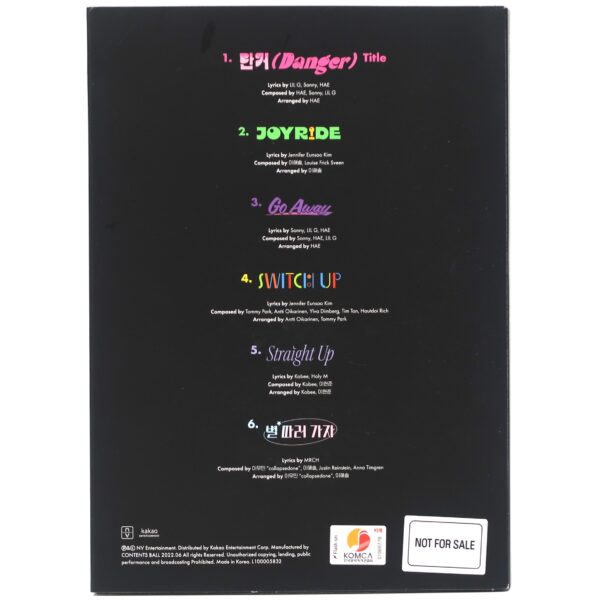 woo!ah! - Joy [Injoy Ver.] Signed Autographed Promo CD Album K-Pop 2022