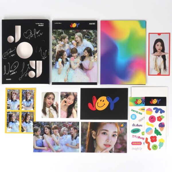 woo!ah! - Joy [Injoy Ver.] Signed Autographed Promo CD Album K-Pop 2022