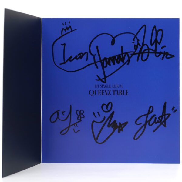Queenz Eye - Queenz Table Signed Autographed CD Single Album Promo K-Pop 2022