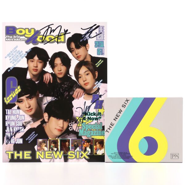 IMG_4243 The New Six - Boyhood Signed Autographed Promo CD Album + Gift K-Pop 2023 TNX