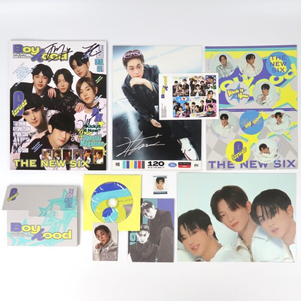 IMG_4245 The New Six - Boyhood Signed Autographed Promo CD Album + Gift K-Pop 2023 TNX