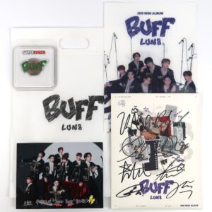 Lun8 - Buff Signed Autographed CD 2nd Mini Album Promo + Goods Set 2024