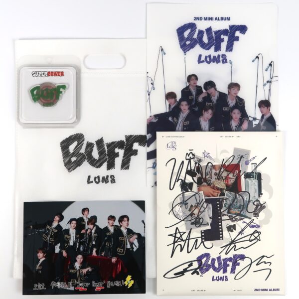 Lun8 - Buff Signed Autographed CD 2nd Mini Album Promo + Goods Set 2024