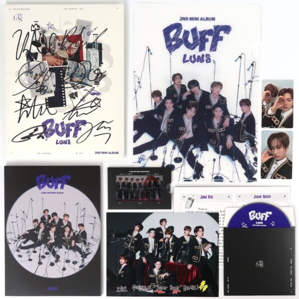 Lun8 - Buff Signed Autographed CD 2nd Mini Album Promo + Goods Set 2024