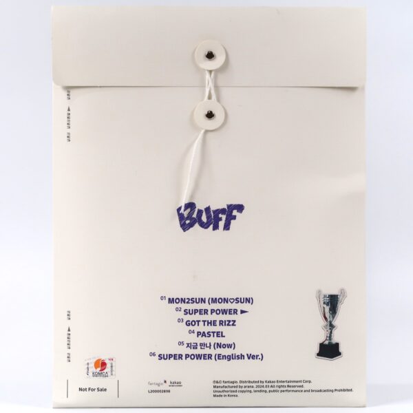 Lun8 - Buff Signed Autographed CD 2nd Mini Album Promo + Goods Set 2024