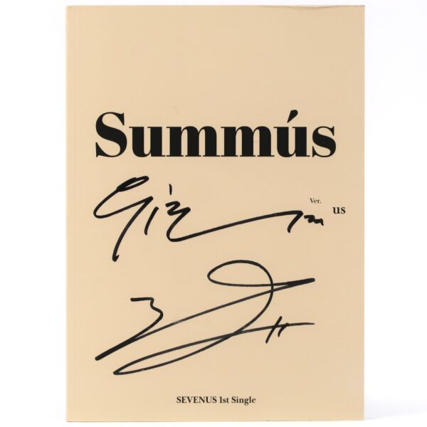 Sevenus - Summus Signed Autographed Promo CD Single Album K-Pop 2023