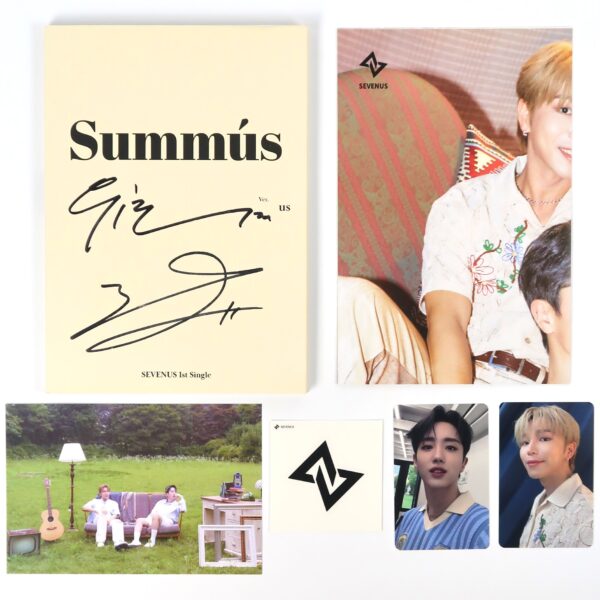 Sevenus - Summus Signed Autographed Promo CD Single Album K-Pop 2023