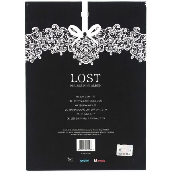 Nine Muses - Lost Mini Album CD Promo K-Pop 2015 9Muses