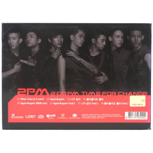 IMG_4763 2PM - 2:00PM Time For Change Single Album CD K-Pop 2009