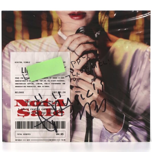 Lim Jeong Hee - Not 4 Sale Signed Autographed CD Album [no disc] 2021 K-Pop