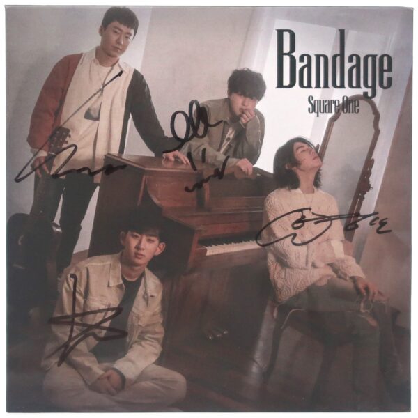 IMG_4862 Bandage - Square One Signed Autographed CD Album Promo K-Rock K-Pop 2020
