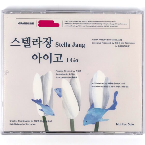 Stella Jang - I Go Signed Autographed CD Single Album Promo 2018 K-Pop