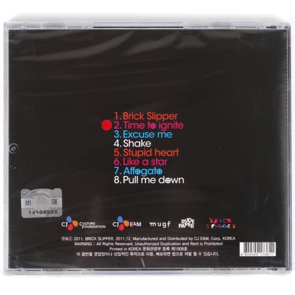 IMG_5005 Brick Slipper - Brick Slipper CD Album Promo Sealed K-Rock 2011 Korea
